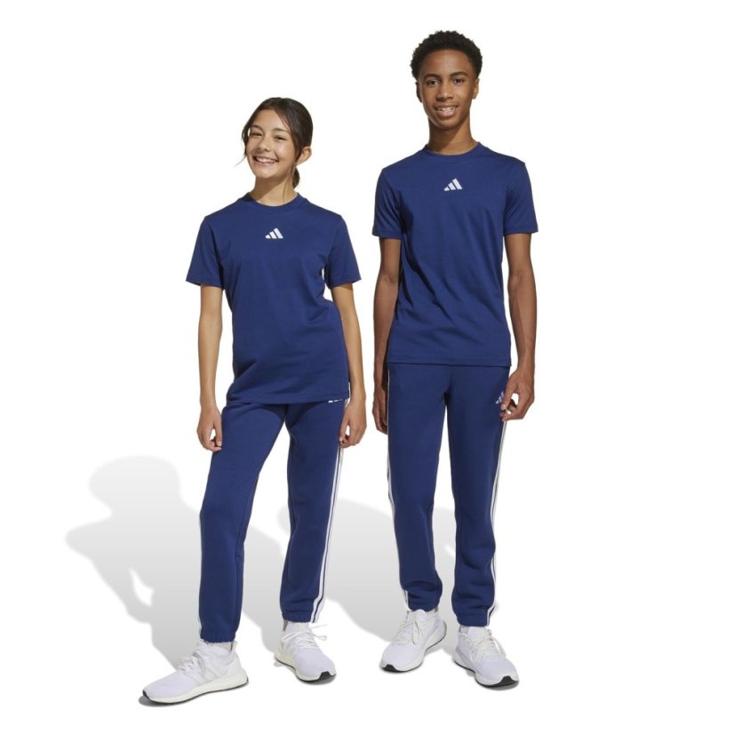 adidas Essentials 3-Stripes Joggers Kids Navy/White