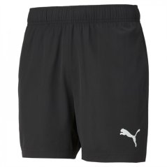 Puma Essentials Logo Woven Shorts 5 Mens Black/White