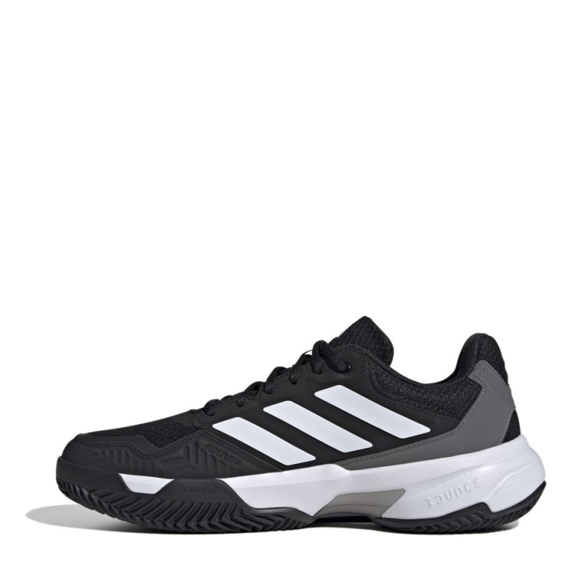 adidas Men's Courtjam Control Tennis Shoes Black