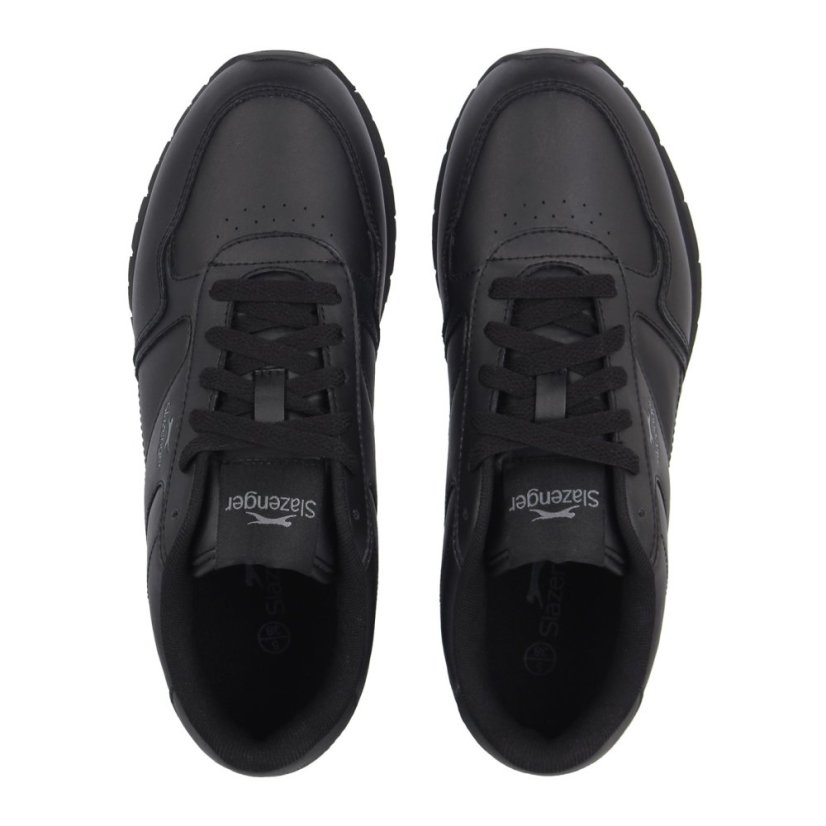 Slazenger Classic Trainers Juniors Black/Charcoal