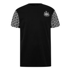Source Lab Newcastle United Graphic pánské tričko Black
