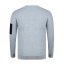 Firetrap Pocket Crew Fleece Sweater Mens Grey Marl