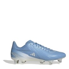 adidas Adizero RS15 Ultimate Soft Ground Rugby Boots Blue/White