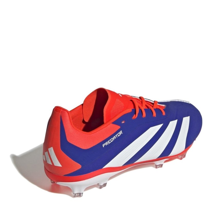 adidas Predator 24 Elite Children Firm Ground Football Boots Blue/Wht/Red