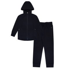 Firetrap Zip Jog Set In Black