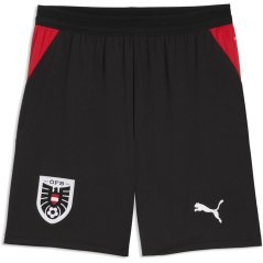 Puma Austria Home Shorts World Cup 2026 Adults Black/Red