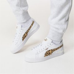Puma Jada Womens Trainers White/Leopard