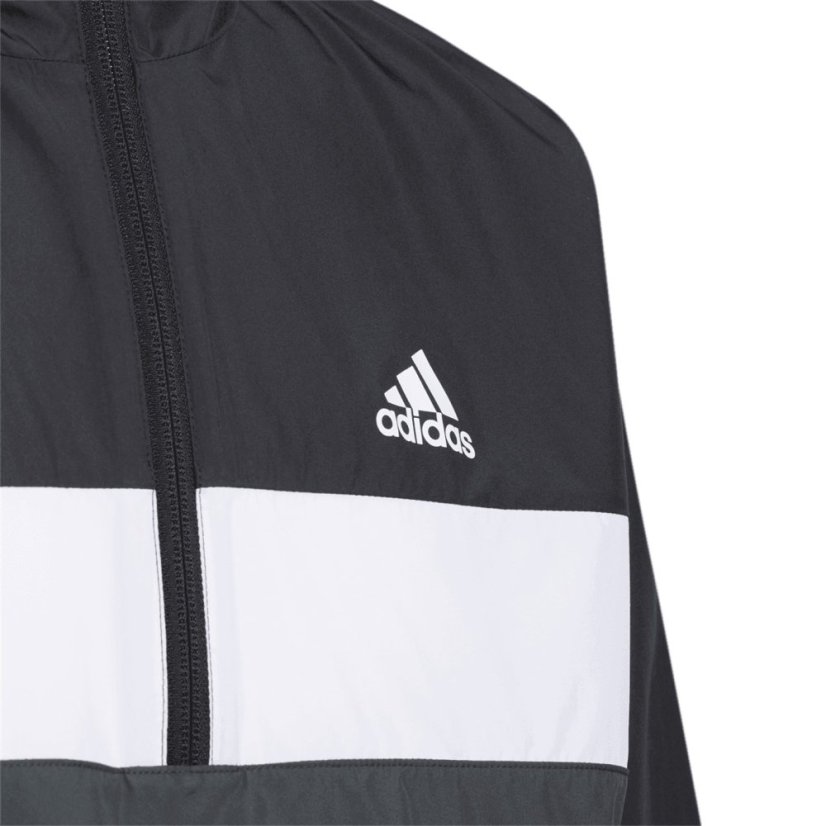 adidas Woven Anorak Jacket Black