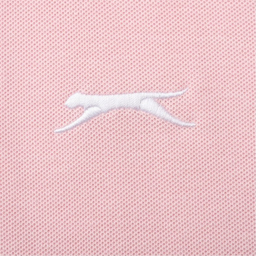 Slazenger Short Sleeve Polo Dress Womens Pink