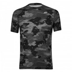 Reebok Training Camo T-Shirt Mens Black