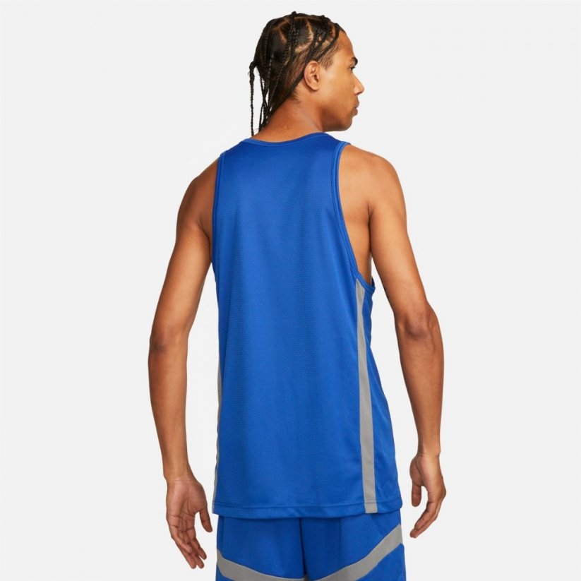 Nike Dri-FIT Icon Men's Basketball Jersey Royal/White - Veľkosť: S