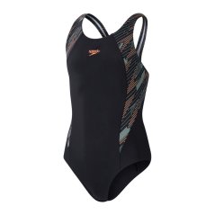 Speedo One Piece Swimsuit Black/ Green