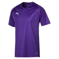 Puma LIGA Football Shirt Mens Prsmvio/Wht