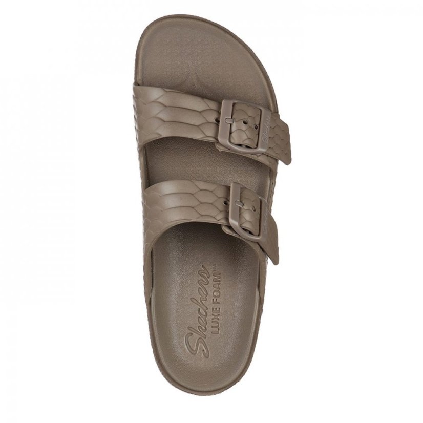 Skechers Cali Breeze 2.0-Royal Texture Flat Sandals Girls Taupe