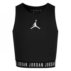 Air Jordan Active Crop Top Junior Girls Black/White