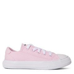 Converse Kids' Canvas Trainers Bloom/White