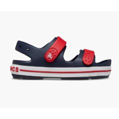 Crocs Unisex Kids' Band Sandal Clogs Navy/Vrsity Red