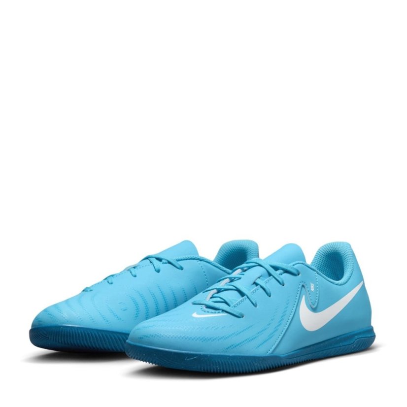 Nike Phantom GX 2 Club Juniors Indoor Court Football Boots. Blue/Baltic