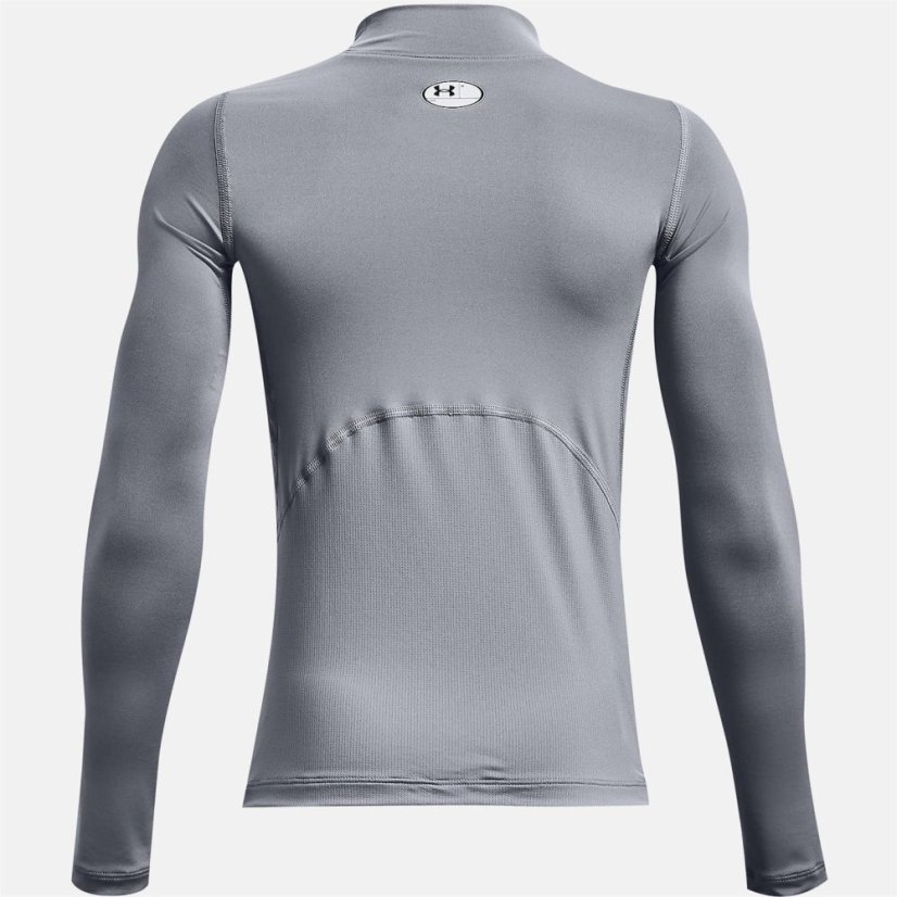 Under Armour HeatGear® Mock Long Sleeve Boys Grey
