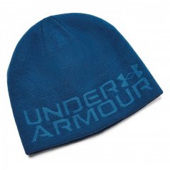 Under Armour Armour Reversible Halftime Beanie Beany Unisex Kids Blue