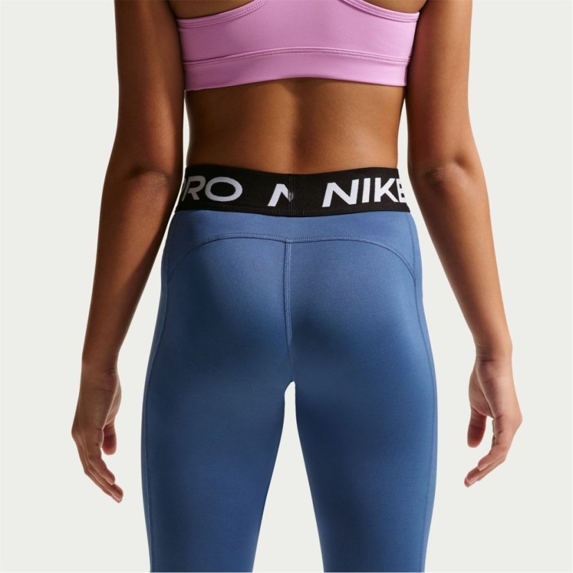 Nike Pro Girls Tights Mystic Navy