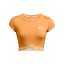 Under Armour Cross Crop Top Orange