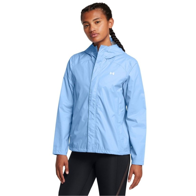 Under Armour Women's Cloudstrike Moisture-Wicking Waterproof Performance Training Jacket Blue
