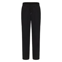Lonsdale Open Hem Fleece Jogging Bottoms Mens Black