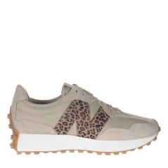 New Balance NB 327 Womens Tan Leopard