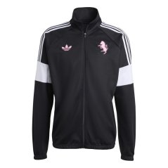 adidas Juventus LFSTLR Tracksuit Top Mens Black