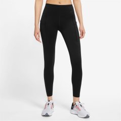 Nike Dri-FIT Go Women's Firm-Support Mid-Rise 7/8 Leggings with Pockets Black