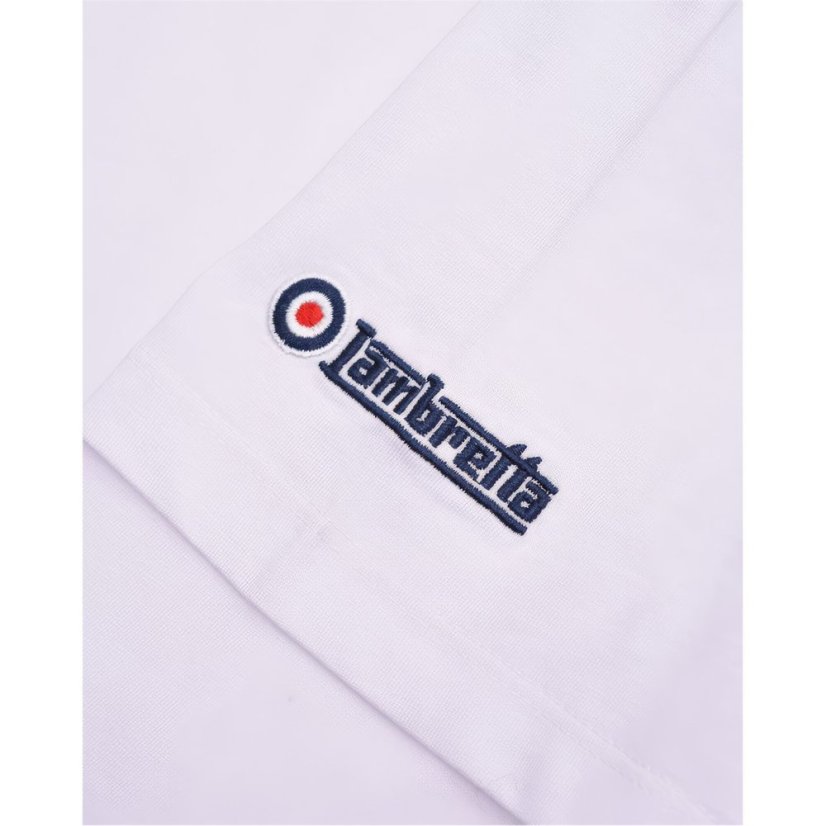 Lambretta Text Tee White