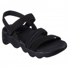 Skechers Go Walk Massage Fit Sandal Flat Sandals Girls Black