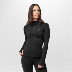 LA Gear Women's Moisture-Wicking Performance Training Jacket Black
