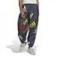 adidas Essentials Multi-Colored Logo Loose Fit Woven Trac Jogger Womens Multi