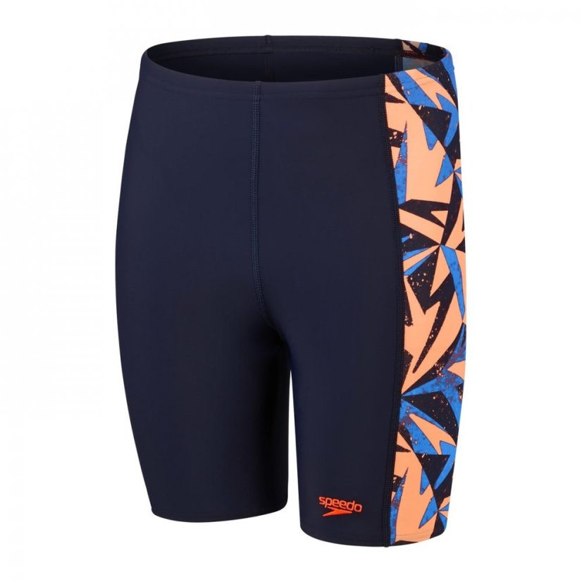 Speedo HyperBoom Panel Jammer Shorts Infants Blue/Orange