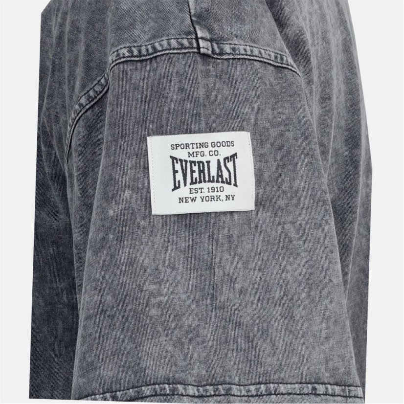 Everlast Men's NYC Linear Oversized T-Shirt Washed Grey