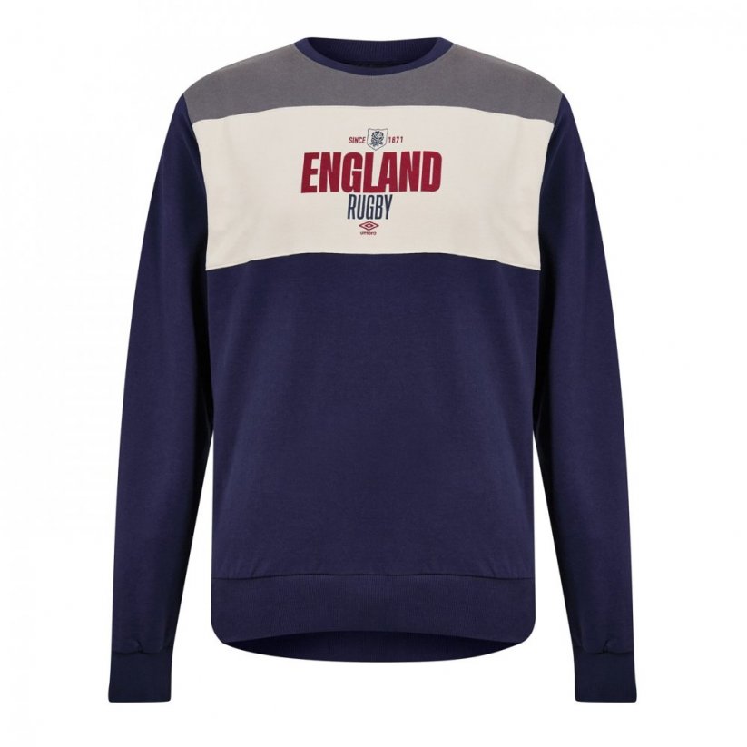 Umbro England RFU Crewneck Sweater Mens Navy