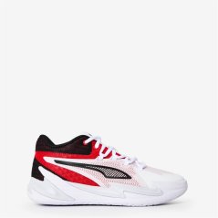 Puma Unisex Kids' Dagger Basketball Trainers Puma Red/Bla
