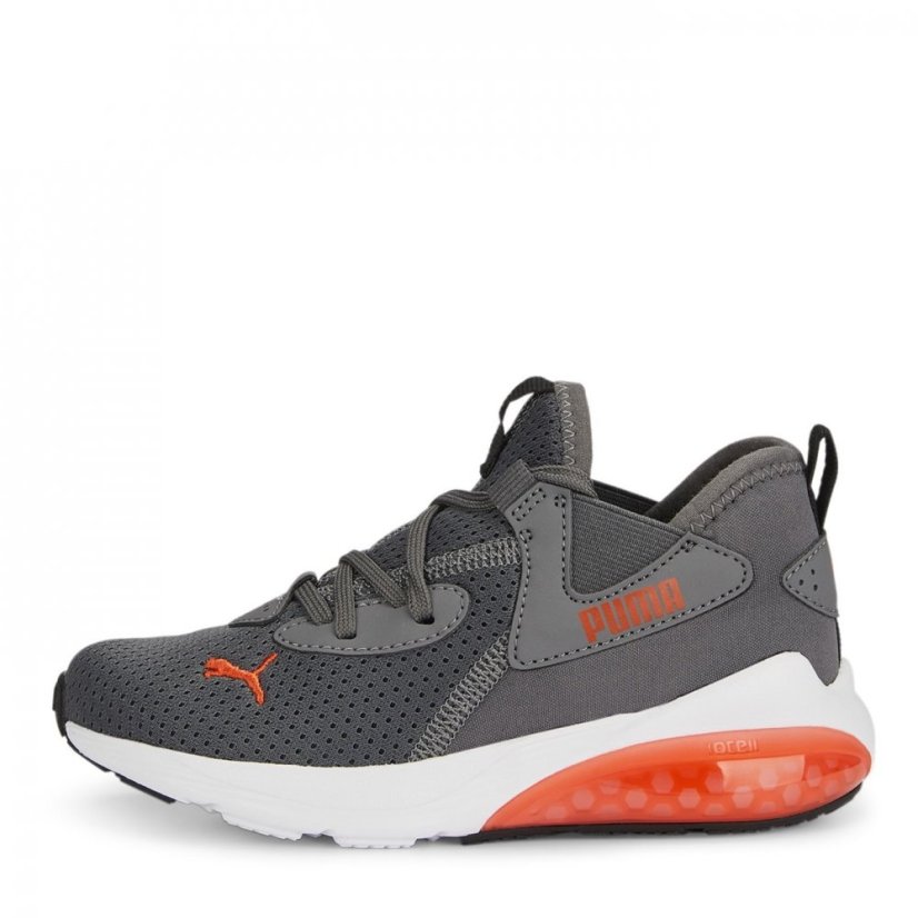 Puma Cell Vive Trainers Boys Grey/Red/Whte