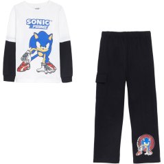 Character SONIC LS SLEEVE T-SHIRT AND JOGGER Grey