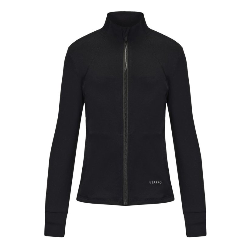 USA Pro Training Fitness Jacket Juniors Black