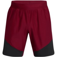 Under Armour Men's Elite Hybrid Performance Gym Shorts Red