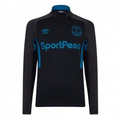Umbro Everton Half Zip Training Top Black/Phantom