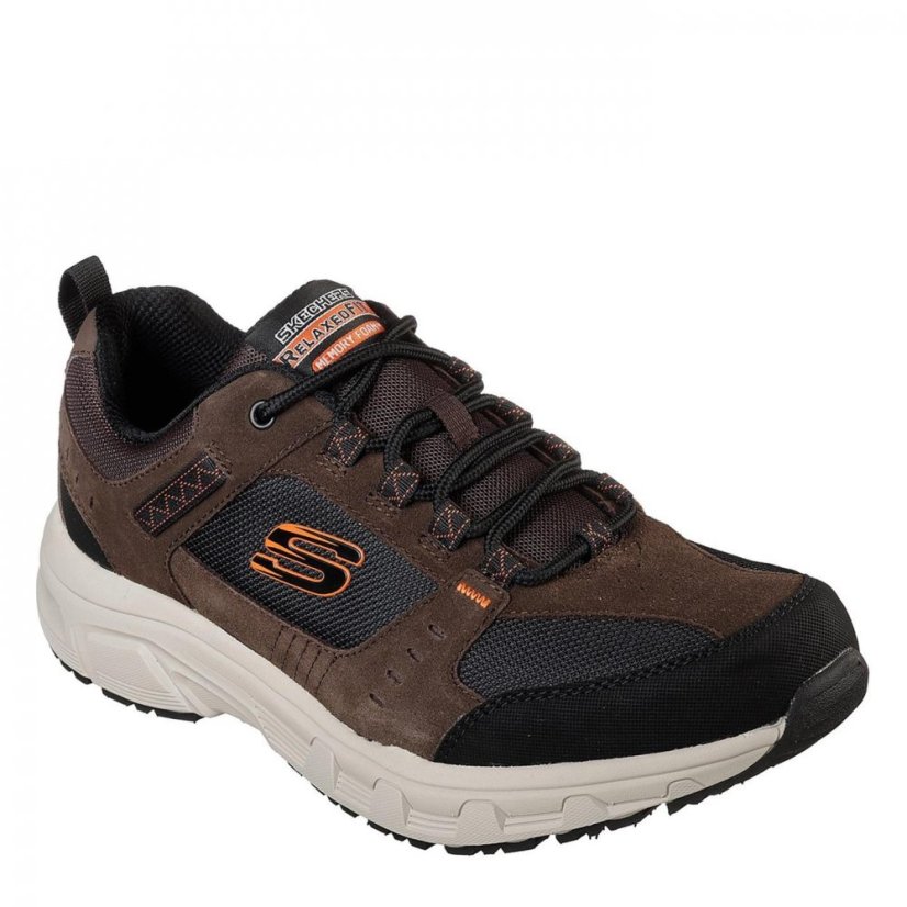 Skechers Oak Canyon Mens Trainers Chocolate/Brown