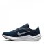 Nike Air Winflo 10 Men's Road Running Shoes Navy/Silver