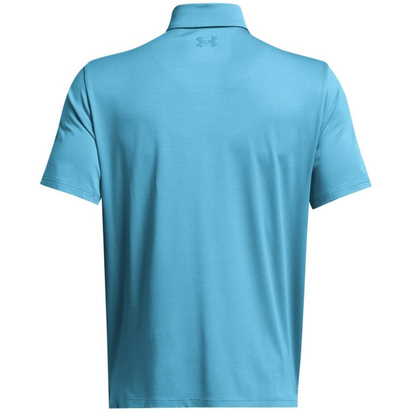 Under Armour Men's Stripe Short-Sleeve Performance Polo Shirt Blue