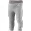 adidas Girls 3 Stripes Leggings Grey/White