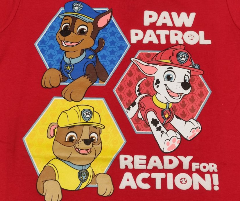 Dětské tričko Tlapková patrola Red