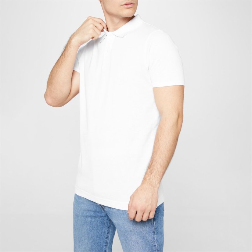 Donnay Two Pack Polo Shirts Mens White